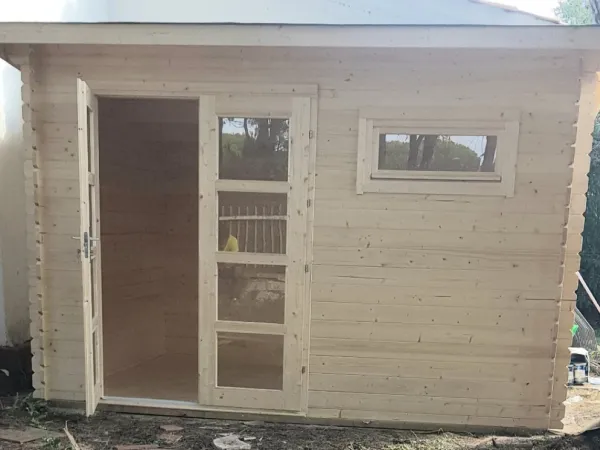 caseta madera blanco tegola