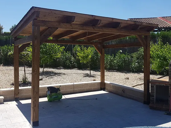 pergola cubierta tegola